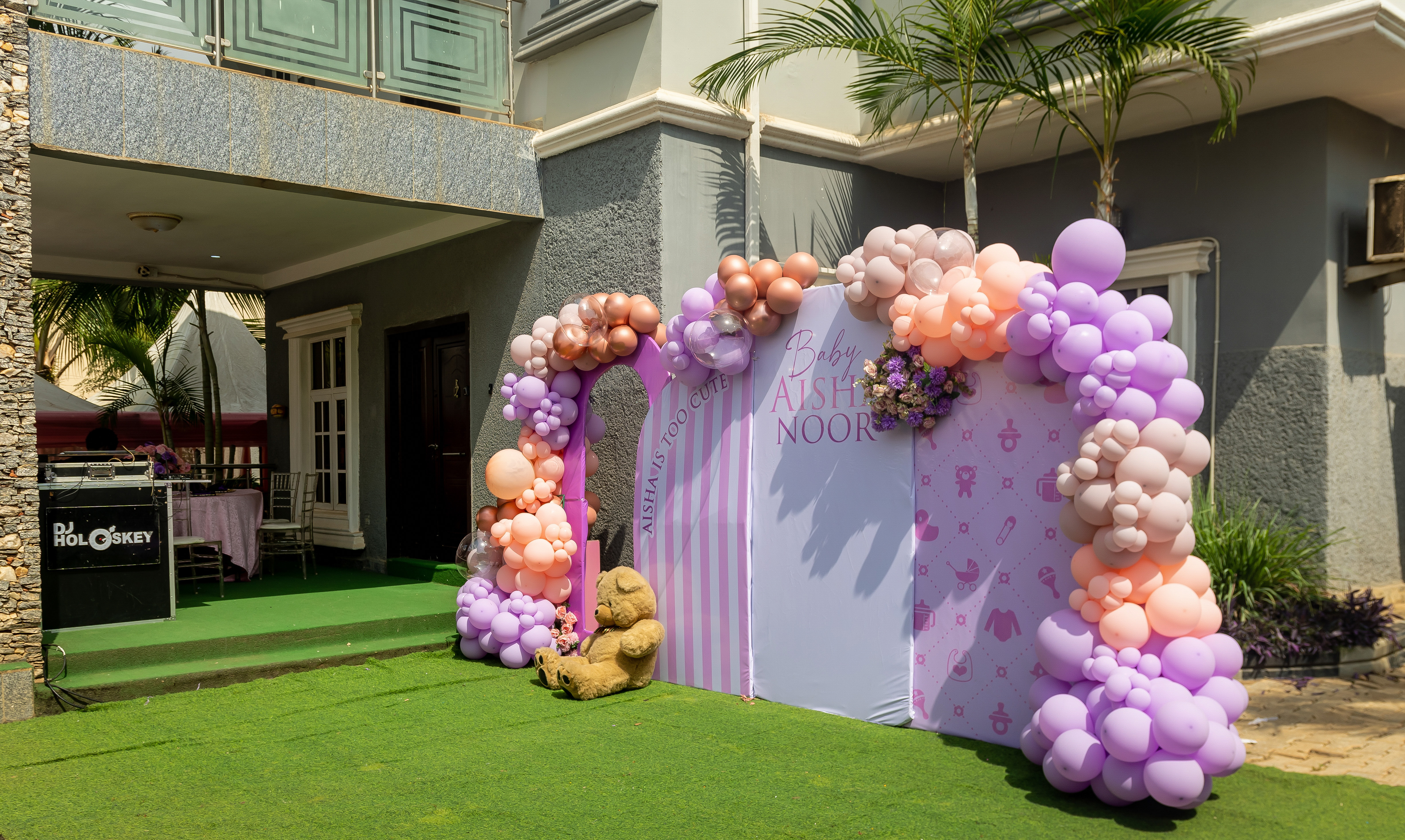 Momodu Studios birthday photography Abuja - Birthday Setup