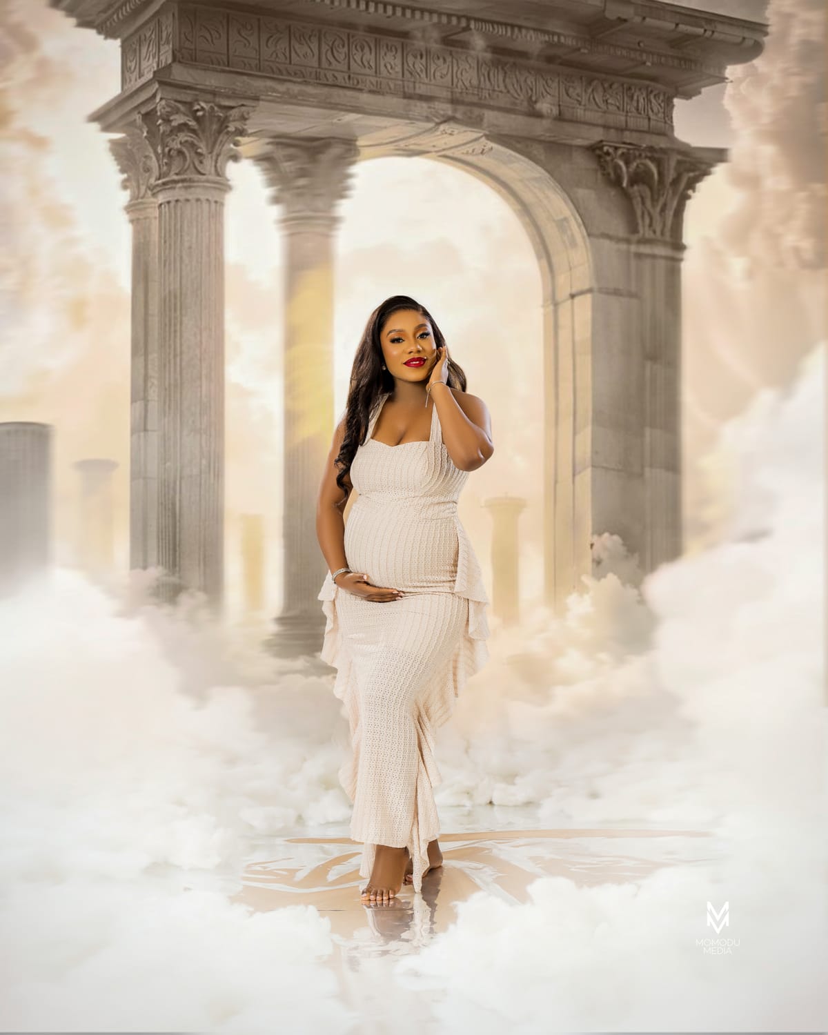 Momodu Studios maternity photography Abuja